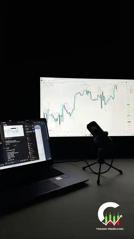 Ilustración del concepto de trading: comprar un activo a un precio y venderlo a otro para ganar con la diferencia