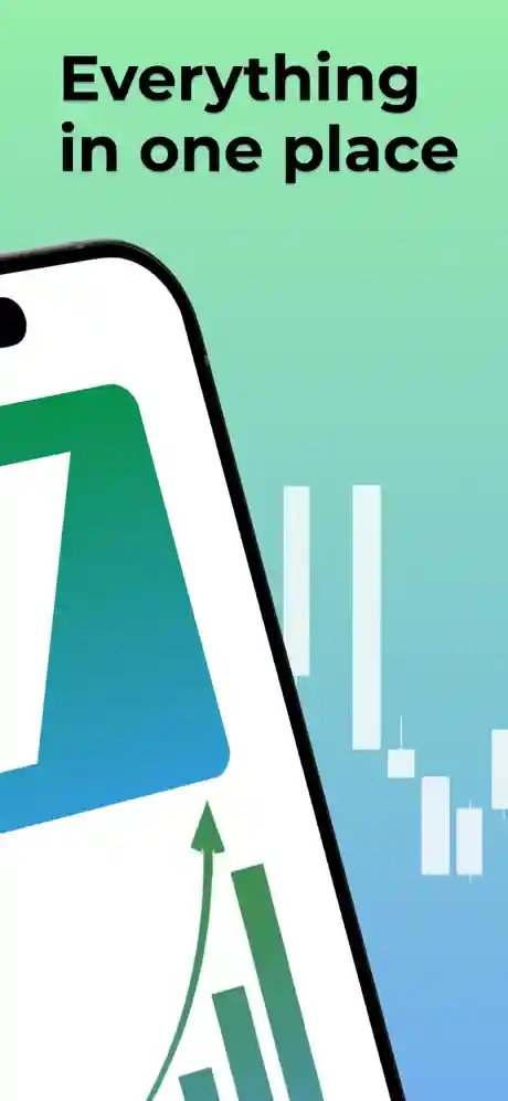 Binarium trading screen on iPhone — asset chart and trade buttons