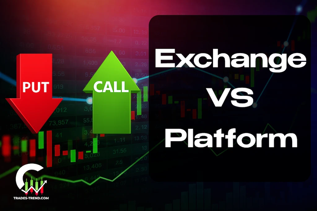 Illustration showing what a binary options exchange means in practice