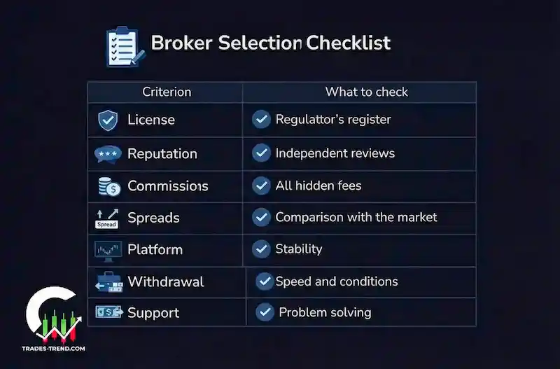 12-point checklist to choose a broker intermediary