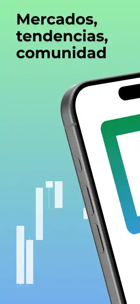 App de Binarium en iPhone: pantalla principal de la plataforma en iOS