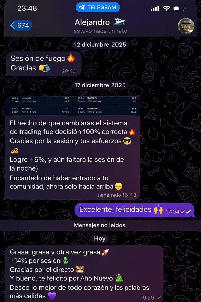 Captura del resultado de un lector — reseña 1